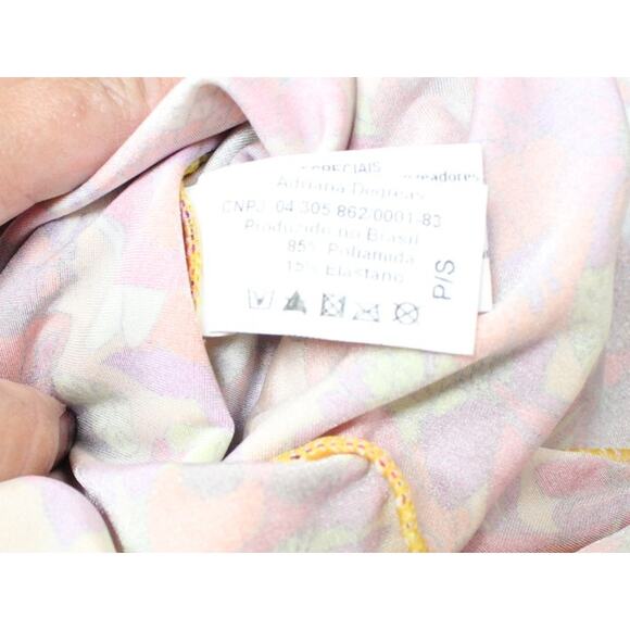 Adriana Degreas Neon Fruits Front Tie Bodycon Dress Size Small - Picture 7 of 7